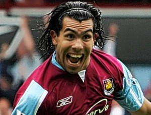 Carlos+Tevez+playing+for+West+Ham