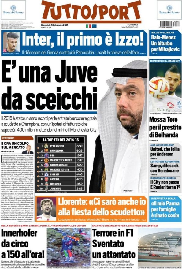 Tuttosport301215