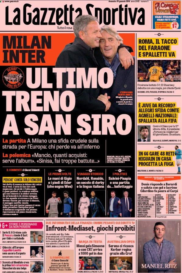 Gazzetta310116