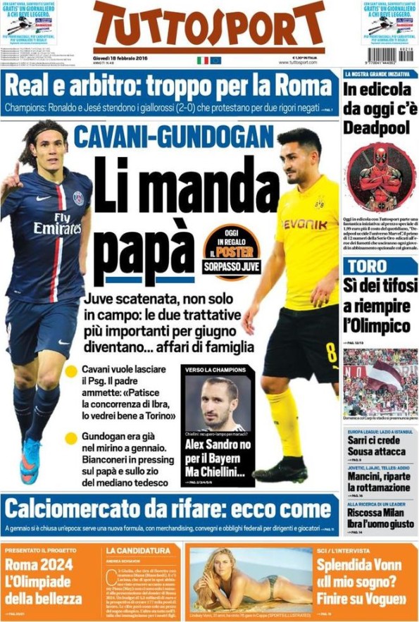 Tuttosport180216