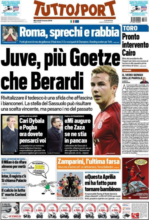 Tuttosport090316