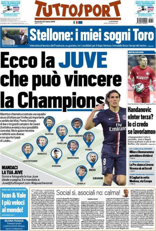 Tuttosport270316