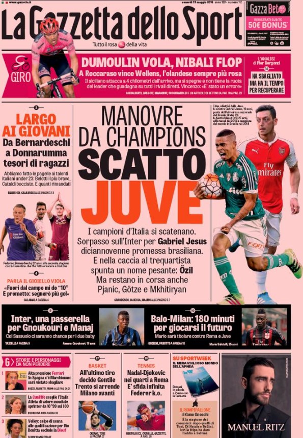 Gazzetta130516