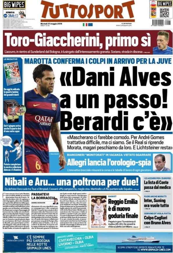 Tuttosport310516
