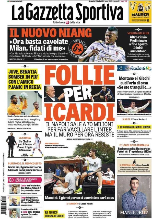 Gazzetta310716