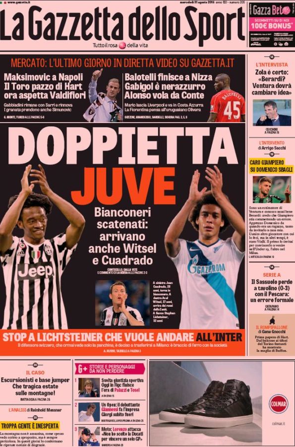 Gazzetta310816