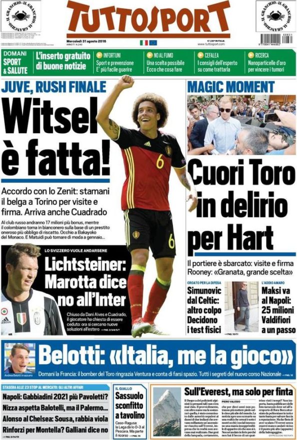 Tuttosport310816