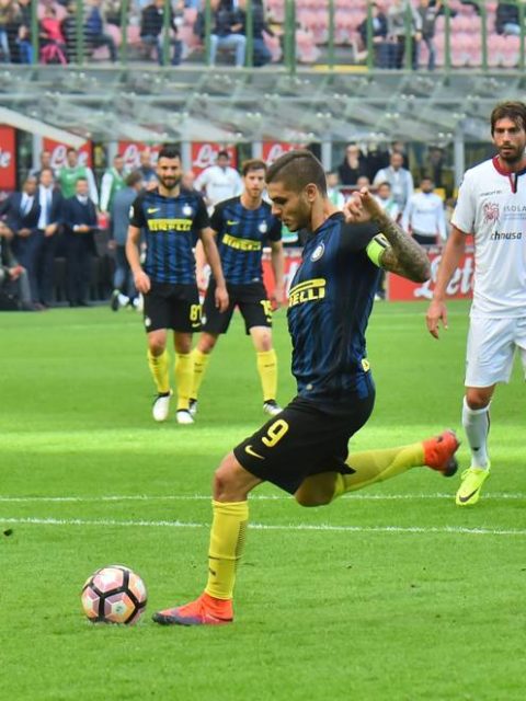 Il rigore sbagliato da Icardi contro il Cagliari. [fonte: corriere.it]